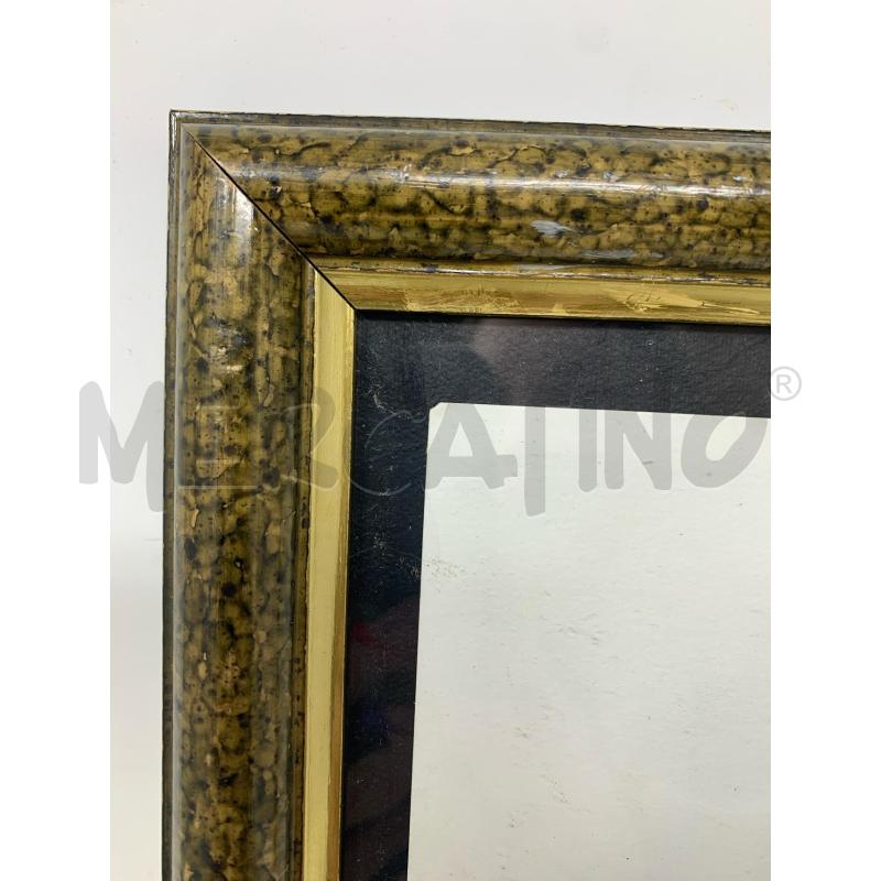 QUADRO MATITA RIP ORNATO CORNICE LEGNO DEC VERDE  | Mercatino dell'Usato Roma re di roma 4