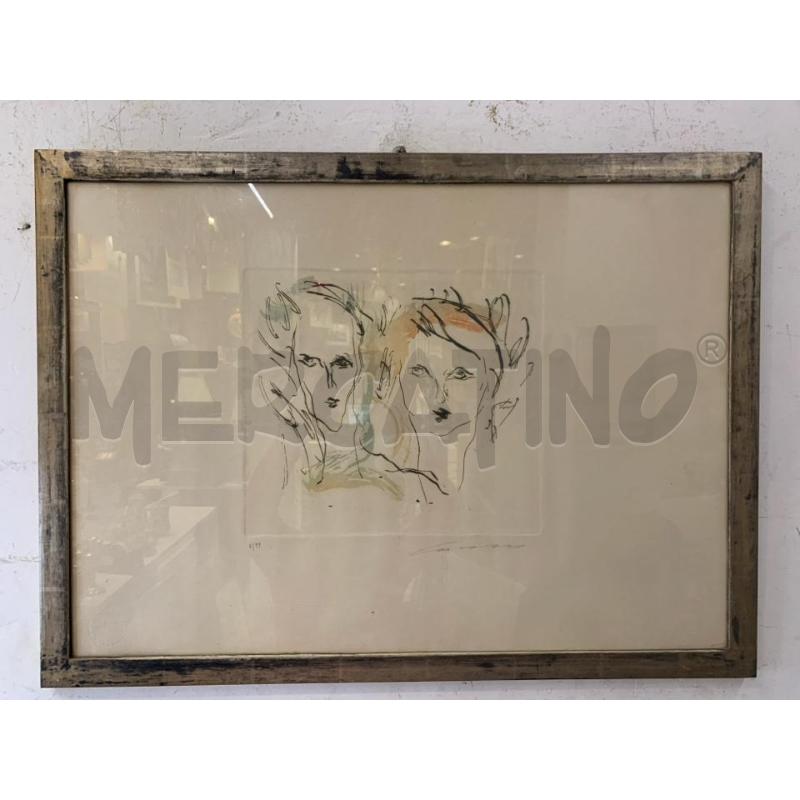 QUADRO MULTIPLO 2 VOLTI BOZZA CORN ARGENTAT | Mercatino dell'Usato Roma re di roma 1