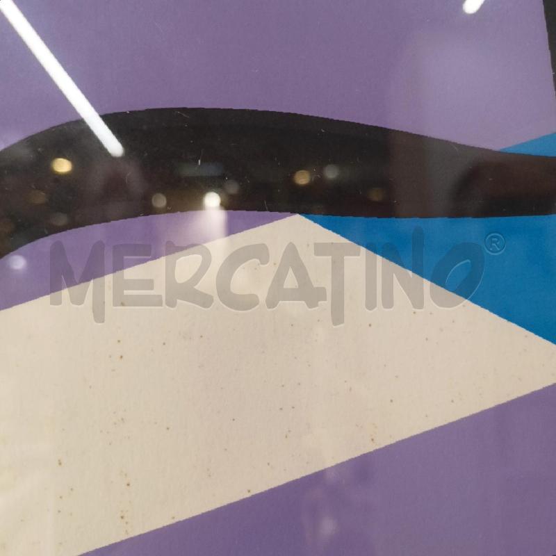 QUADRO MULTIPLO COLORAT GEOM VIOLA AZZ NERO CORN NERA  | Mercatino dell'Usato Roma re di roma 4