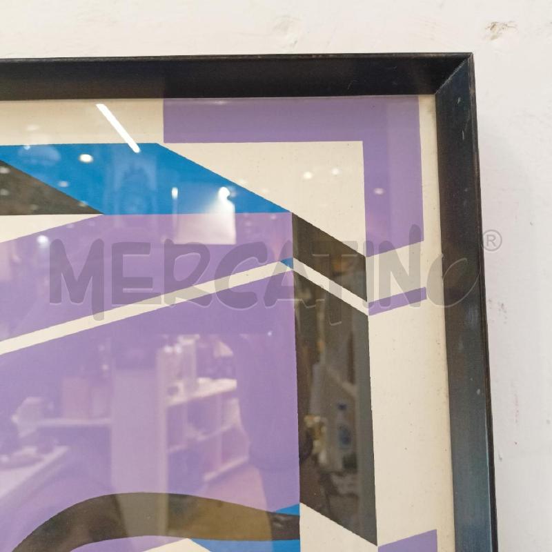 QUADRO MULTIPLO COLORAT GEOM VIOLA AZZ NERO CORN NERA  | Mercatino dell'Usato Roma re di roma 5