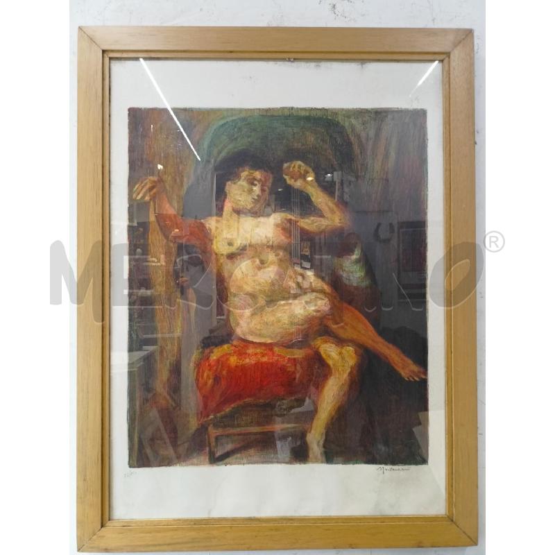 QUADRO MULTIPLO DONNA NUDA CORN LEGNO | Mercatino dell'Usato Roma re di roma 1