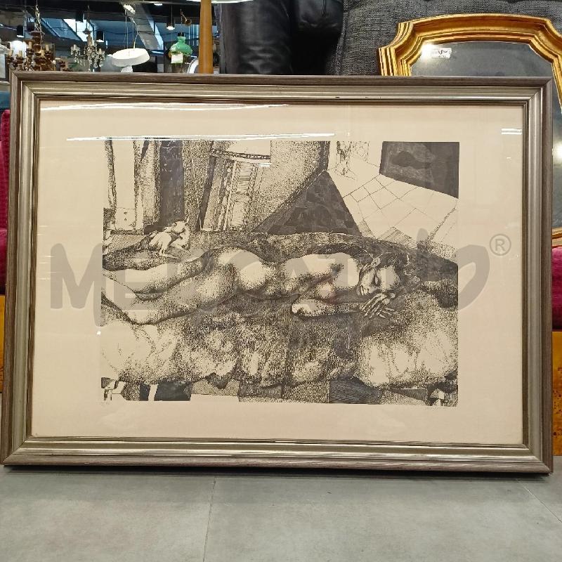 QUADRO MULTIPLO DONNA NUDA SDRAITA CORN ARGENTATA | Mercatino dell'Usato Roma re di roma 1