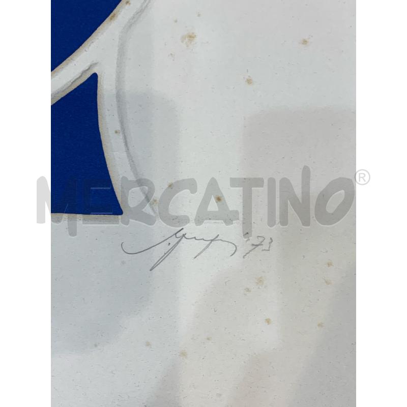 QUADRO MULTIPLO FANFANI ABBRACCIO STLIZZATO | Mercatino dell'Usato Roma re di roma 3