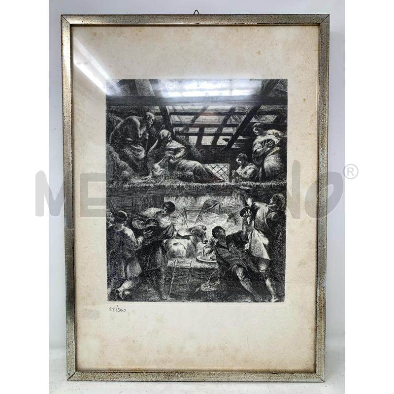 QUADRO MULTIPLO NATIVITA CORN ARGENTATA | Mercatino dell'Usato Roma re di roma 1