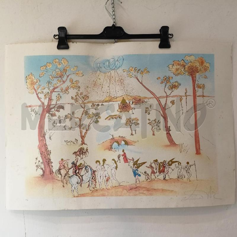 QUADRO MULTIPLO PERSONAGGI PAESAGGIO ALBERI  | Mercatino dell'Usato Roma re di roma 1