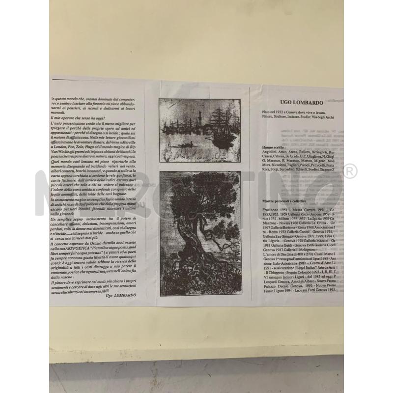 QUADRO MULTIPLO SCORCIO CASALE BRUCIATO CORNICE NERA | Mercatino dell'Usato Roma re di roma 5