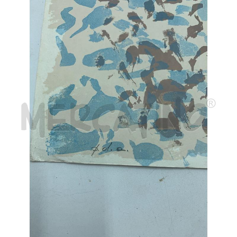 QUADRO MULTIPLO TEXTURE CHIAZZE MARRONE CELESTE  | Mercatino dell'Usato Roma re di roma 2