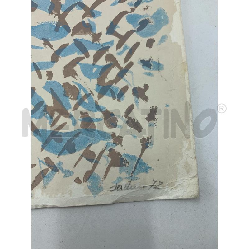 QUADRO MULTIPLO TEXTURE CHIAZZE MARRONE CELESTE  | Mercatino dell'Usato Roma re di roma 3