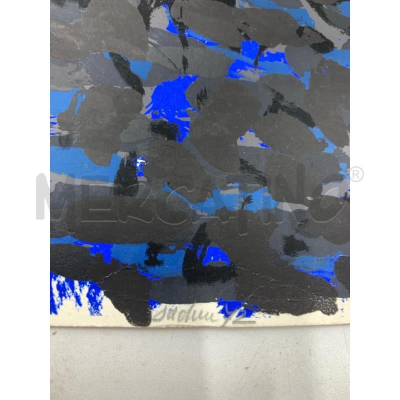 QUADRO MULTIPLO TEXTURE GRIGIO BLU NERO  | Mercatino dell'Usato Roma re di roma 3