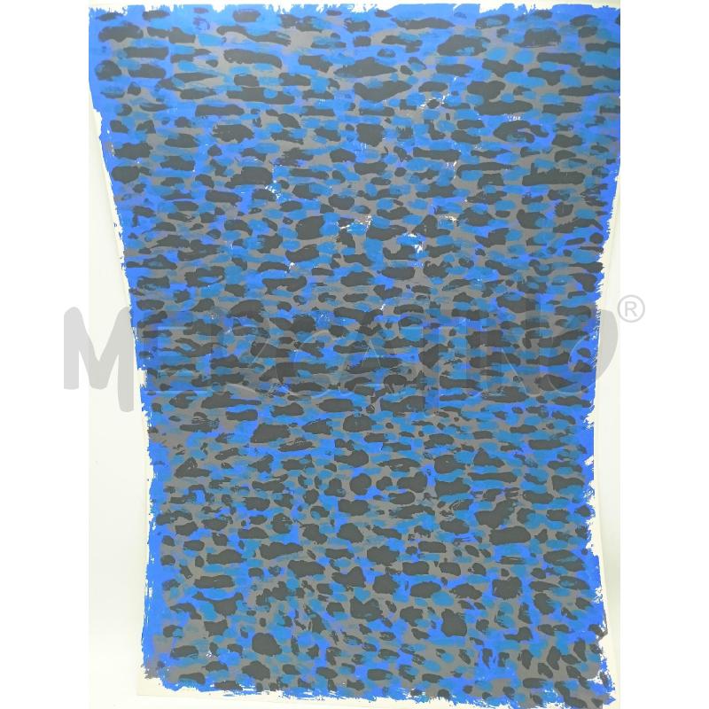 QUADRO MULTIPLO TEXXTURE CHIAZZE BLU NERE FONDO GRIGIO  | Mercatino dell'Usato Roma re di roma 1