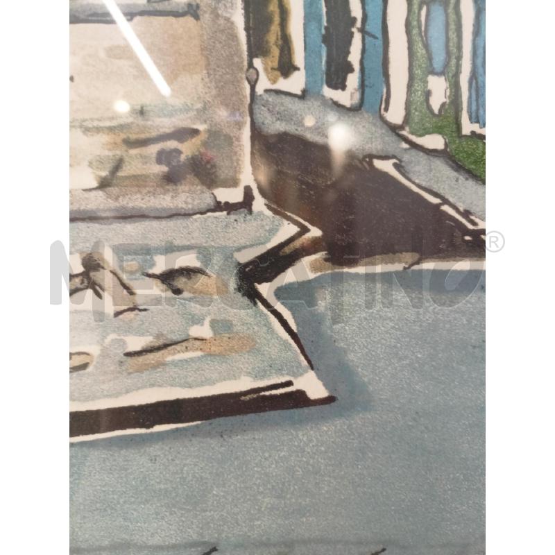 QUADRO MULTIPLO VICOLO URBANO CORN BLU | Mercatino dell'Usato Roma re di roma 4