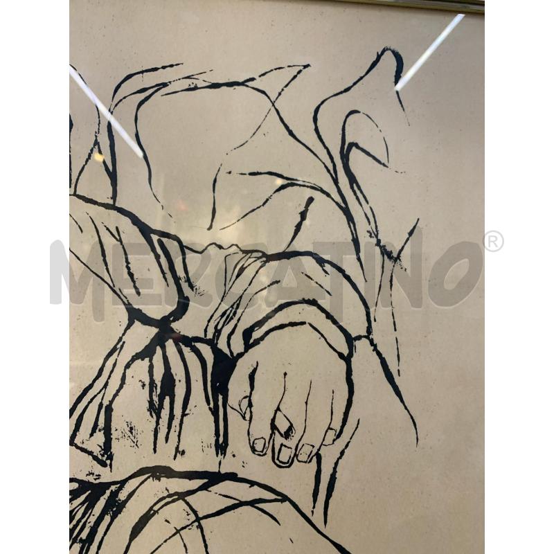 QUADRO MULTIPLO  DUE AMANTI FIORI CORN NERA | Mercatino dell'Usato Roma re di roma 4