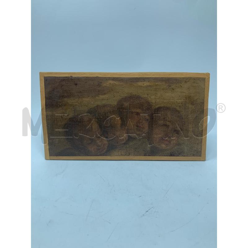 QUADRO OLIO 4 TESTE PUTTI EPOCA  | Mercatino dell'Usato Roma re di roma 1