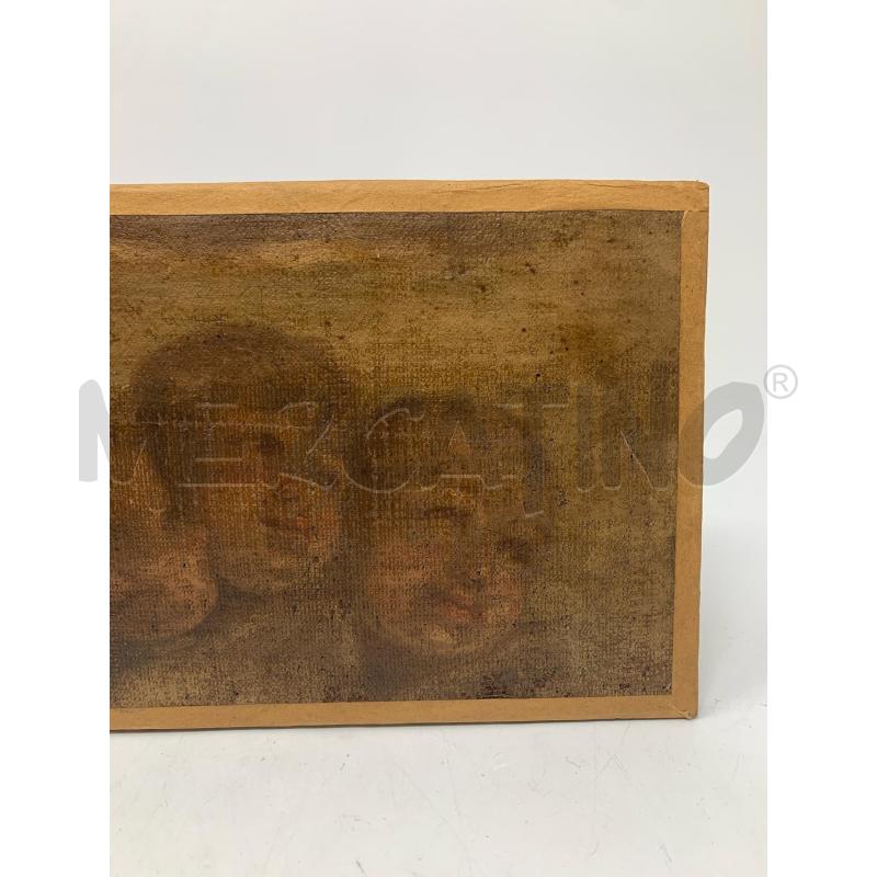 QUADRO OLIO 4 TESTE PUTTI EPOCA  | Mercatino dell'Usato Roma re di roma 2