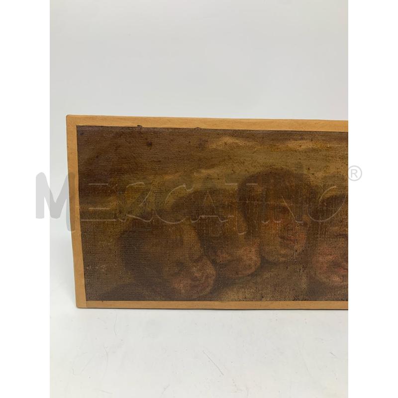 QUADRO OLIO 4 TESTE PUTTI EPOCA  | Mercatino dell'Usato Roma re di roma 3