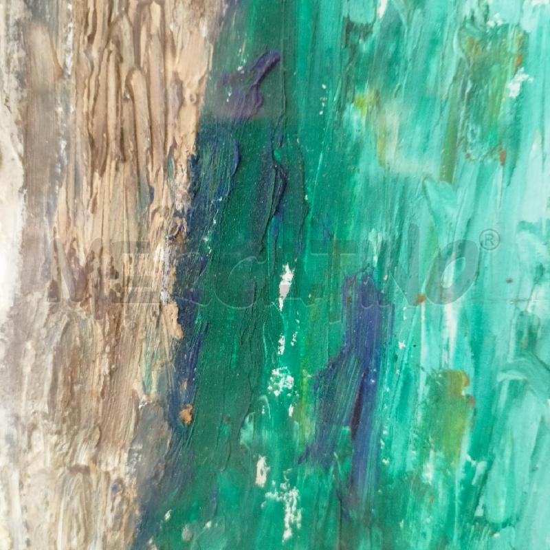 QUADRO OLIO CARTA PALAZZI MATERICP CORN ROSSA  | Mercatino dell'Usato Roma re di roma 3