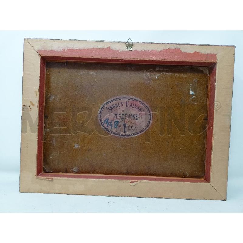 QUADRO OLIO CARTONE CARRETTO ASINO CORN ARGENTAT | Mercatino dell'Usato Roma re di roma 5
