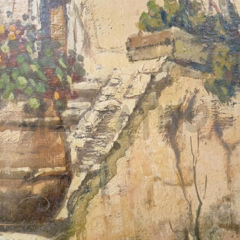 QUADRO OLIO CARTONE CASCINA GRADINI CORN DORATA  | Mercatino dell'Usato Roma re di roma 3