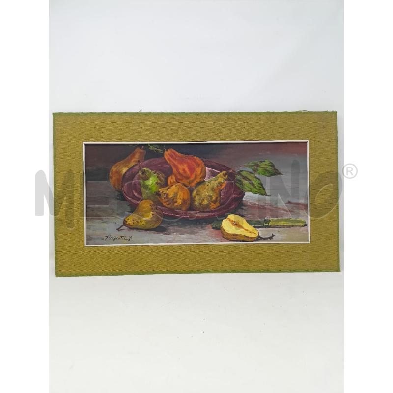 QUADRO OLIO MASONITE CESTO PERE PASSPARTOUT | Mercatino dell'Usato Roma re di roma 1