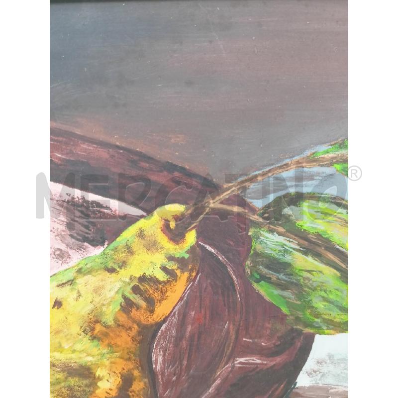 QUADRO OLIO MASONITE CESTO PERE PASSPARTOUT | Mercatino dell'Usato Roma re di roma 3