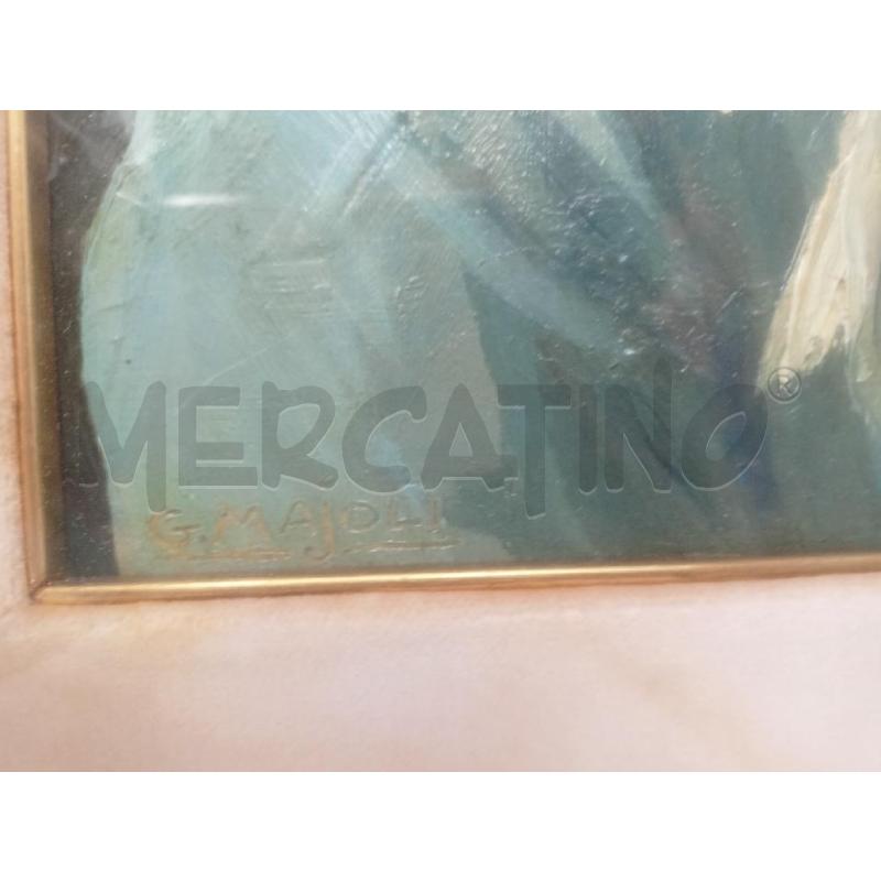 QUADRO OLIO RITRATTO DONNA CORN DORAT | Mercatino dell'Usato Roma re di roma 2