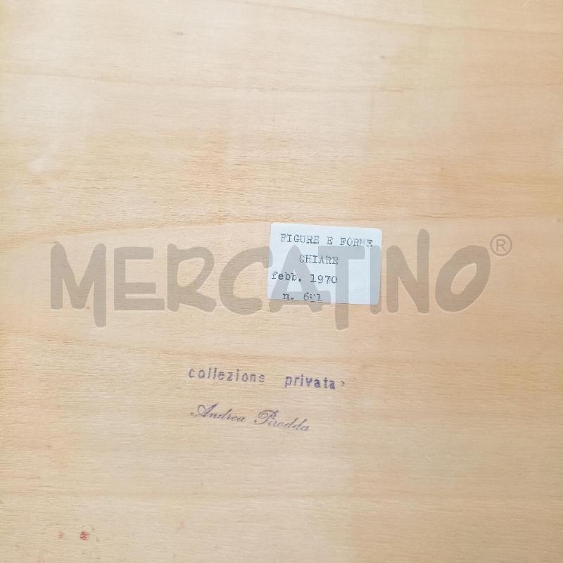 QUADRO OLIO TAVOLA 2 SAGOME FEMMINILI GIALLO VERDINO MARRONE CORNICE LEGNO BIANCO | Mercatino dell'Usato Roma re di roma 5