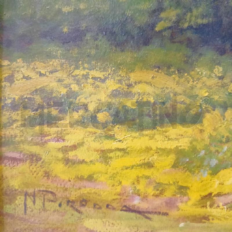 QUADRO OLIO TAVOLA ALBERO ARANCE SCORCIO MARE  | Mercatino dell'Usato Roma re di roma 2