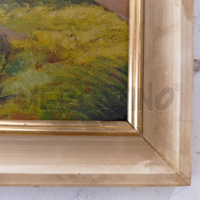QUADRO OLIO TAVOLA ALBERO ARANCE SCORCIO MARE  | Mercatino dell'Usato Roma re di roma 3