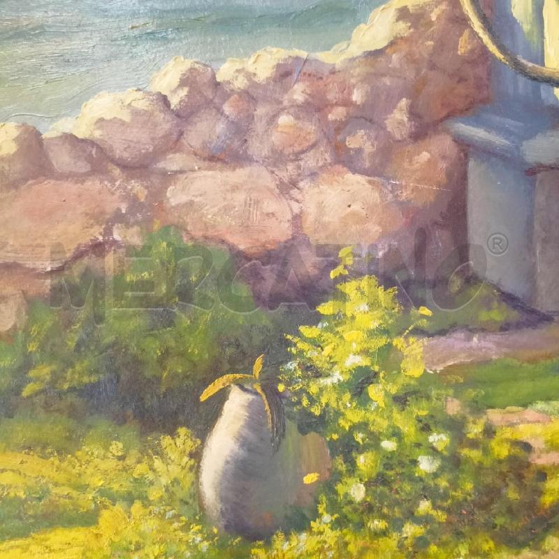 QUADRO OLIO TAVOLA ALBERO ARANCE SCORCIO MARE  | Mercatino dell'Usato Roma re di roma 4