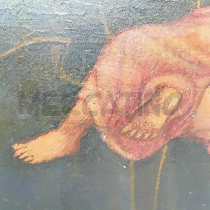 QUADRO OLIO TAVOLA MADONNA BAMBINOARCATA  | Mercatino dell'Usato Roma re di roma 4