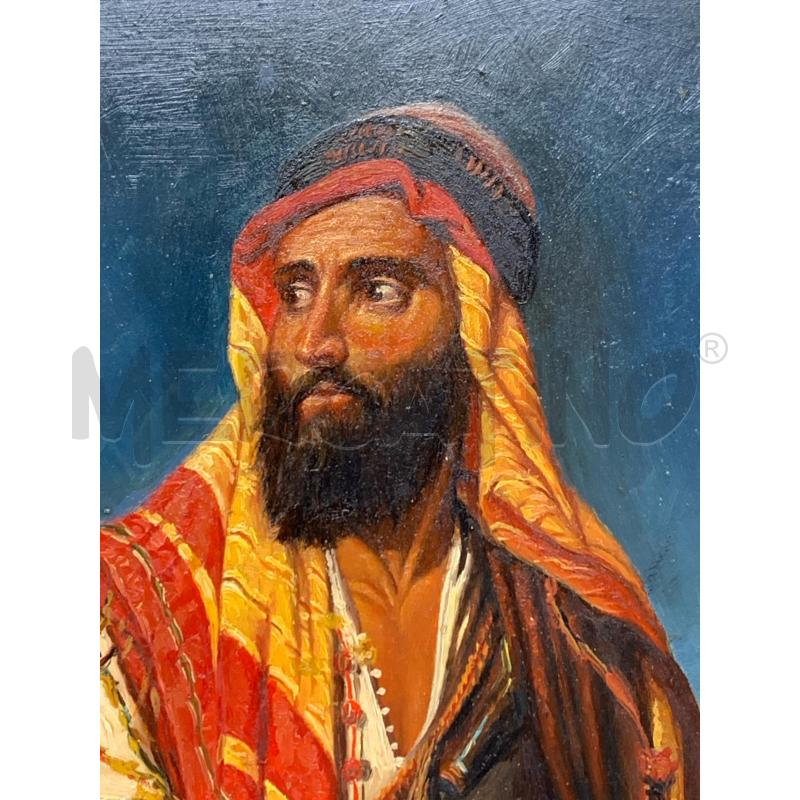 QUADRO OLIO TAVOLA RITRATTO SALADINO CORN DORATA | Mercatino dell'Usato Roma re di roma 4