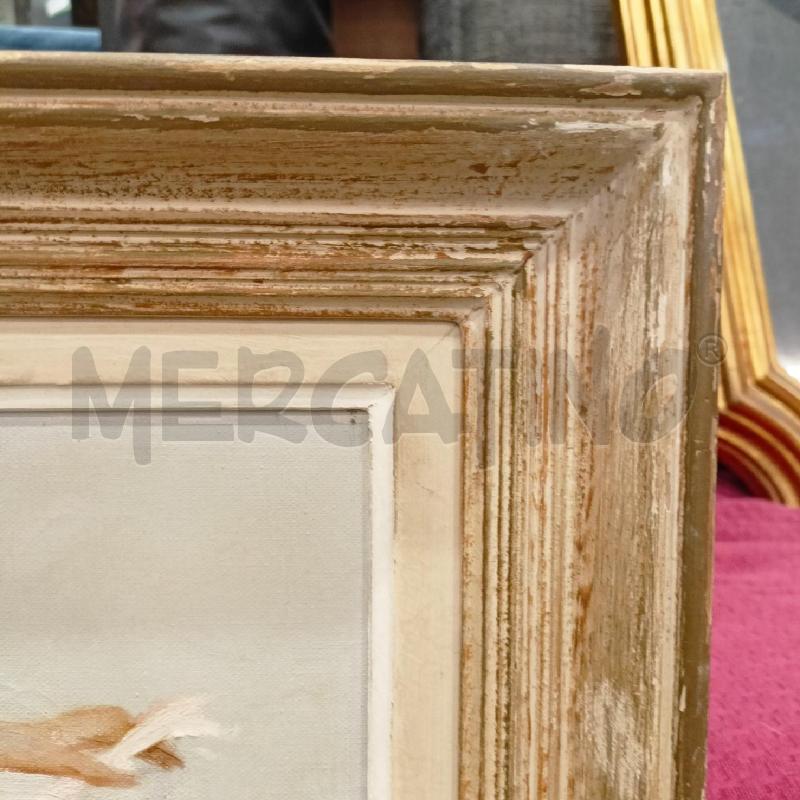QUADRO OLIO TELA BALLERINA VESTE ROSA CORN CHIARA | Mercatino dell'Usato Roma re di roma 5