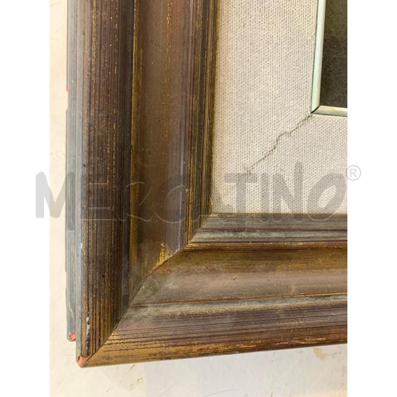 QUADRO OLIO TELA CASE IN CAMPAGNA ALBERI CORN SCURA | Mercatino dell'Usato Roma re di roma 2