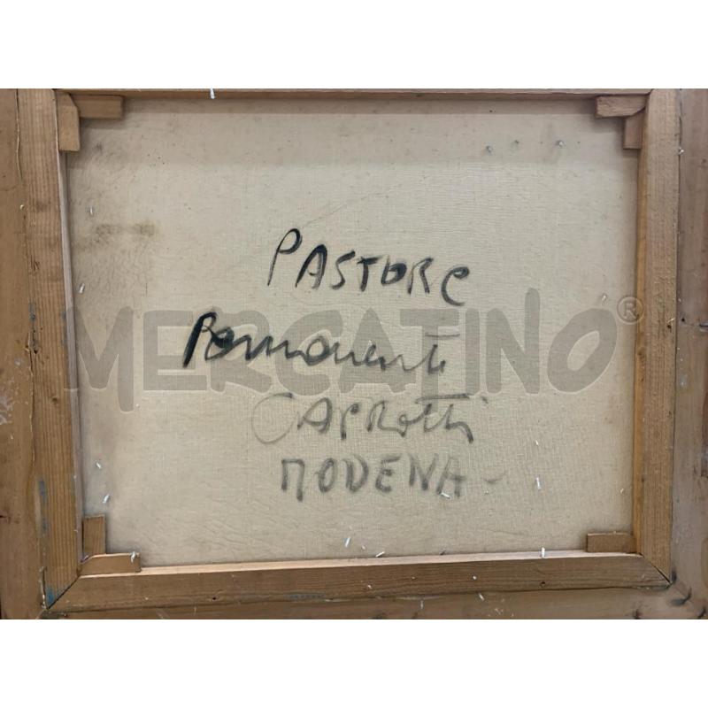 QUADRO OLIO TELA CASE IN CAMPAGNA ALBERI CORN SCURA | Mercatino dell'Usato Roma re di roma 5