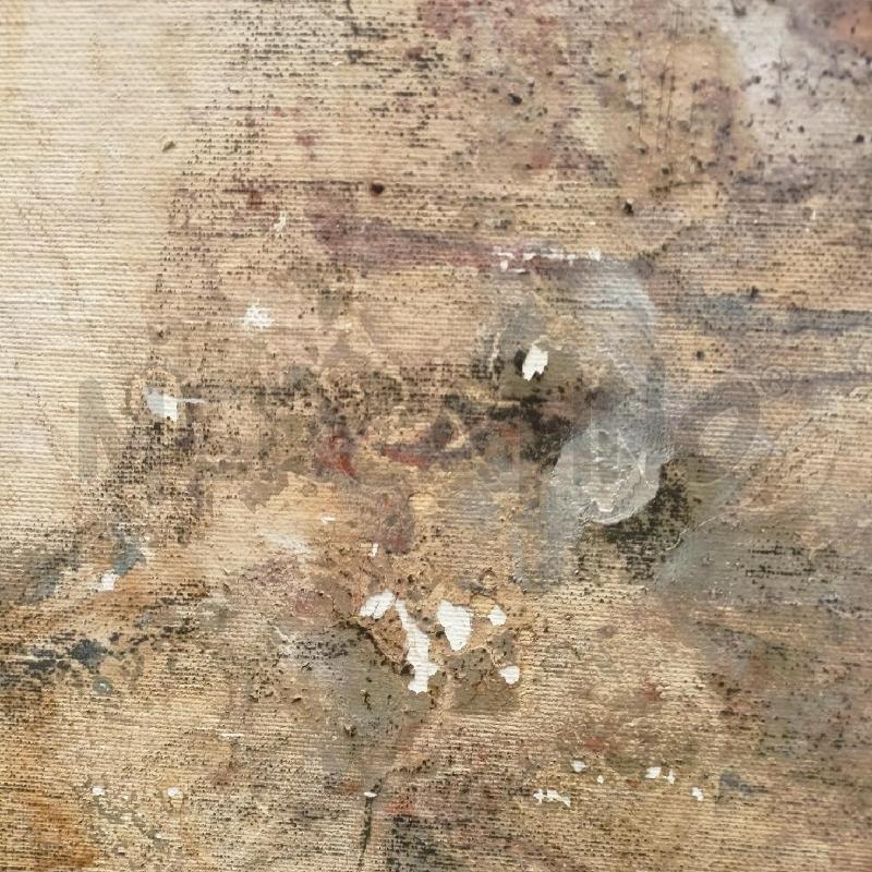 QUADRO OLIO TELA CONCETTUALE 149X120 | Mercatino dell'Usato Roma re di roma 2