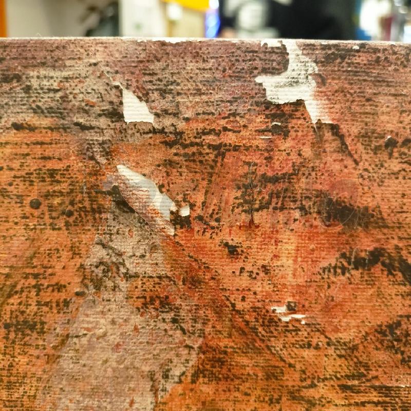 QUADRO OLIO TELA CONCETTUALE 149X120 | Mercatino dell'Usato Roma re di roma 4