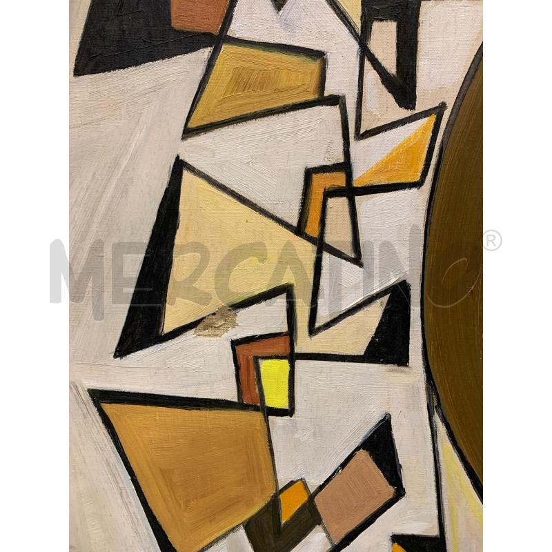 QUADRO OLIO TELA FACCE GIALLE OCCHI NERI SFONDO BIANCO QUADRATO | Mercatino dell'Usato Roma re di roma 5