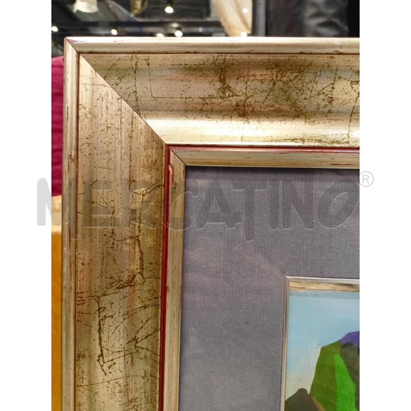 QUADRO OLIO TELA INFORMALE RAVANELLI CORN ARGEN | Mercatino dell'Usato Roma re di roma 4