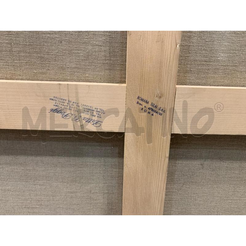 QUADRO OLIO TELA MATERICO UOMO ACCOVACCIATO ALBERO SECCO | Mercatino dell'Usato Roma re di roma 5