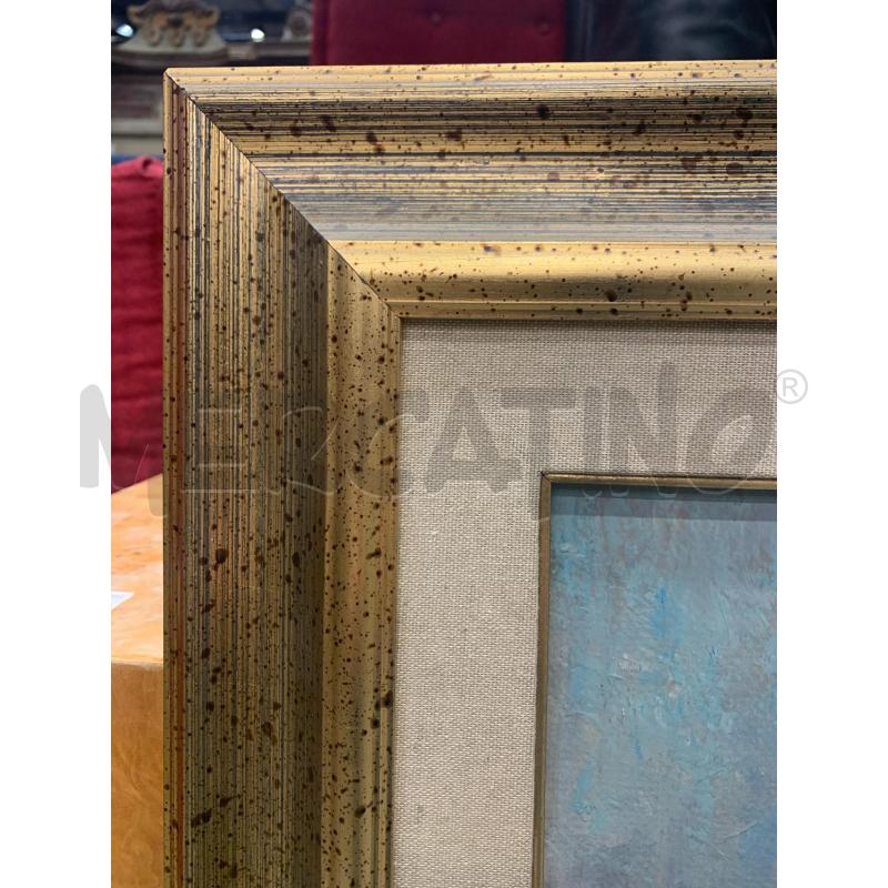 QUADRO OLIO TELA MAZZO FIORI MISTI CORN DORAT | Mercatino dell'Usato Roma re di roma 3