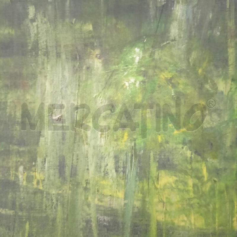 QUADRO OLIO TELA PAESAGGIO VERDE CORN DORAT | Mercatino dell'Usato Roma re di roma 5