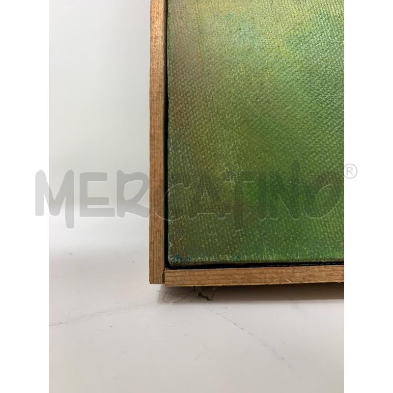 QUADRO OLIO TELA RITRATTO UOMO BAFFUTO TONI VERDI  | Mercatino dell'Usato Roma re di roma 4