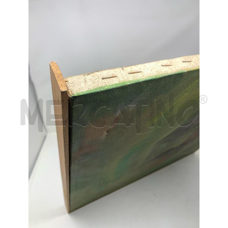 QUADRO OLIO TELA RITRATTO UOMO BAFFUTO TONI VERDI  | Mercatino dell'Usato Roma re di roma 5