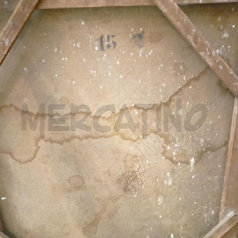 QUADRO OLIO TELA RITRATTO UOMO BARBUTO DIFETTI | Mercatino dell'Usato Roma re di roma 5
