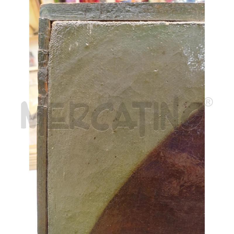 QUADRO OLIO TELA RITRATTO UOMO BARBUTO IN OVALE | Mercatino dell'Usato Roma re di roma 4
