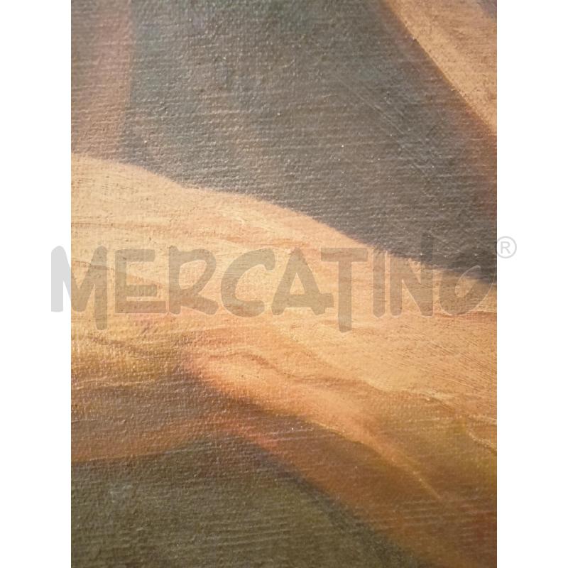QUADRO OLIO TELA SATURNO ALLEGORIA SAGOMATO | Mercatino dell'Usato Roma re di roma 3