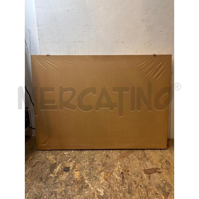 QUADRO OLIO TELA SCENA NOTTURNA CITTÀ LUCI ACCESE EDIFICI CORN ORO | Mercatino dell'Usato Roma re di roma 5