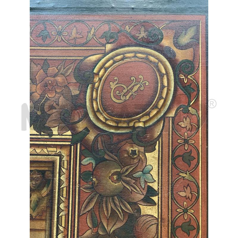 QUADRO OLIO TELA SCENA RE SUDDITI CONTORNO FLOREALE | Mercatino dell'Usato Roma re di roma 4