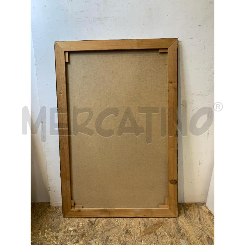 QUADRO OLIO TELA TONI SCURI BLU BUSTO UOMO  | Mercatino dell'Usato Roma re di roma 5