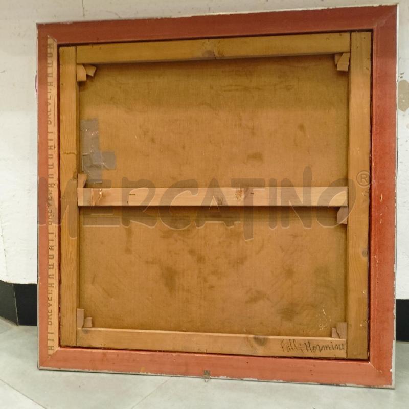 QUADRO OLIO TELA UOMO BARBUTO CON CIOTOLA E PANE | Mercatino dell'Usato Roma re di roma 5
